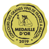 Mdaille d'Or - Concours des grands vins de France Mcon 2019